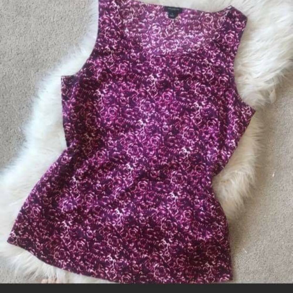 Ann Taylor 100% Silk Sleeveless Blouse